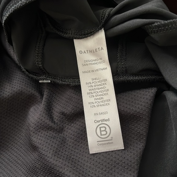 Athleta black skirt (with shorts underneath) in a size 16 - Picture 5 of 5